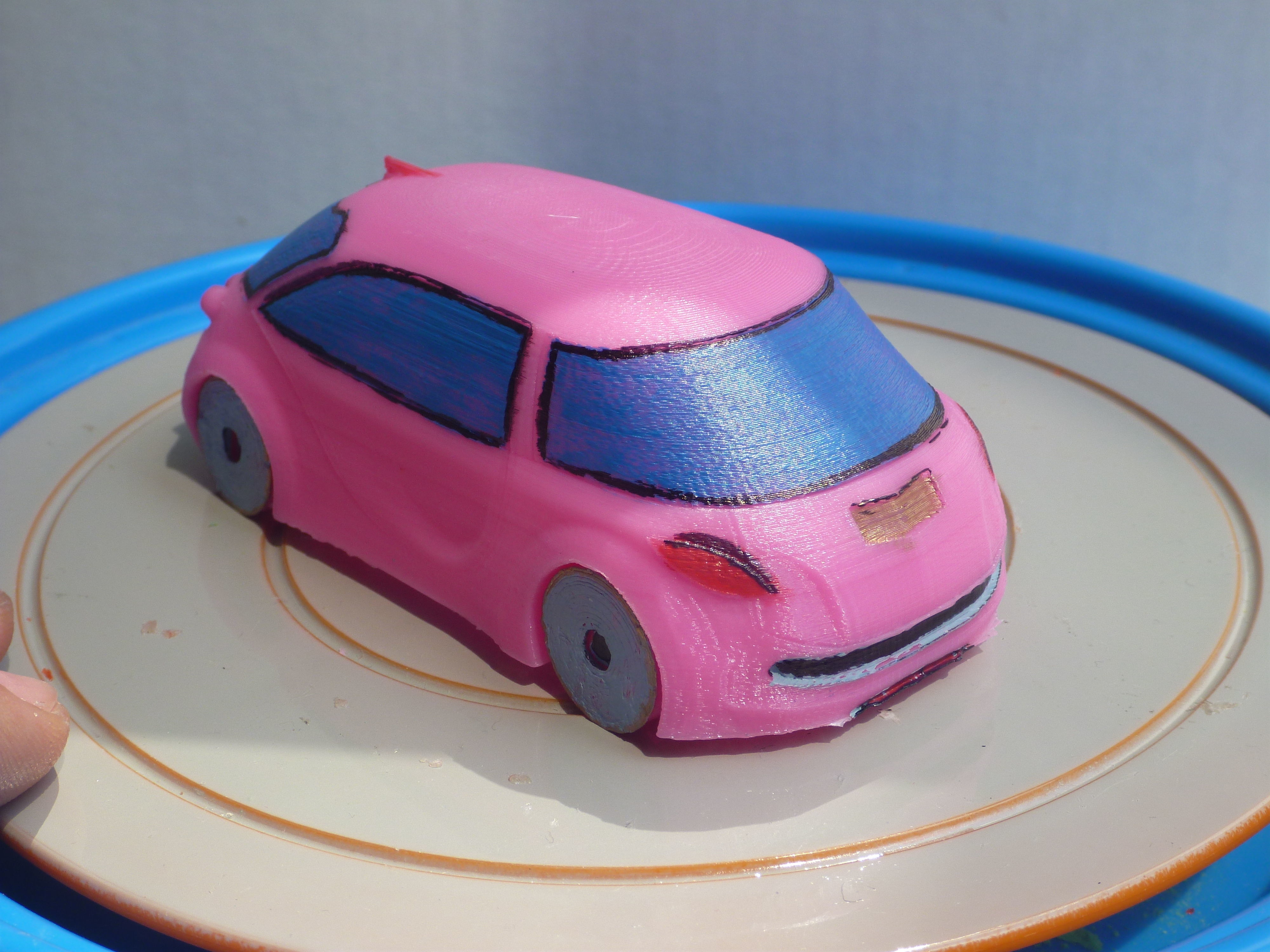 AAA Corvette Inspired RC Car Body 3D print model_39