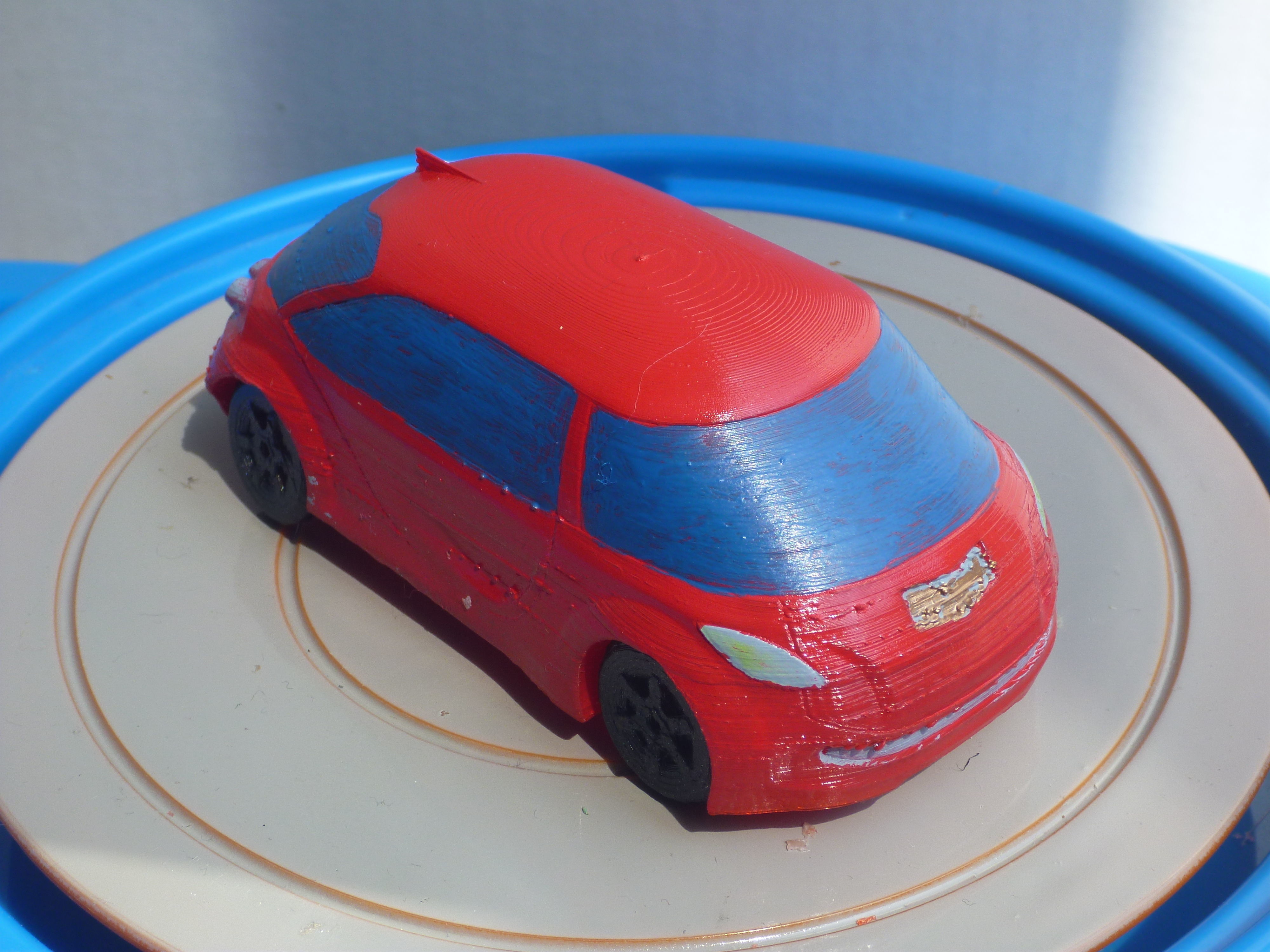 AAA Corvette Inspired RC Car Body 3D print model_3