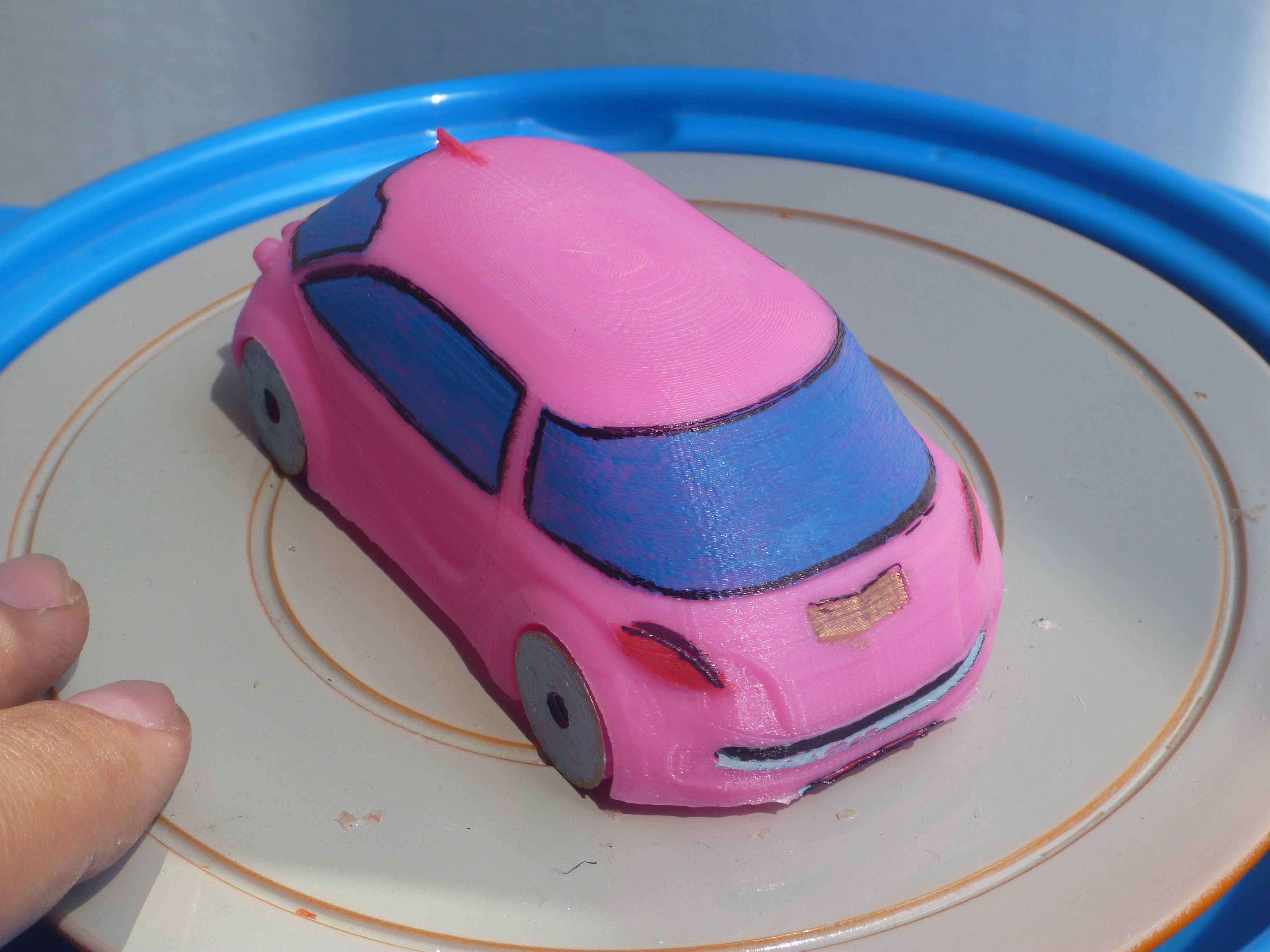 AAA Corvette Inspired RC Car Body 3D print model_44