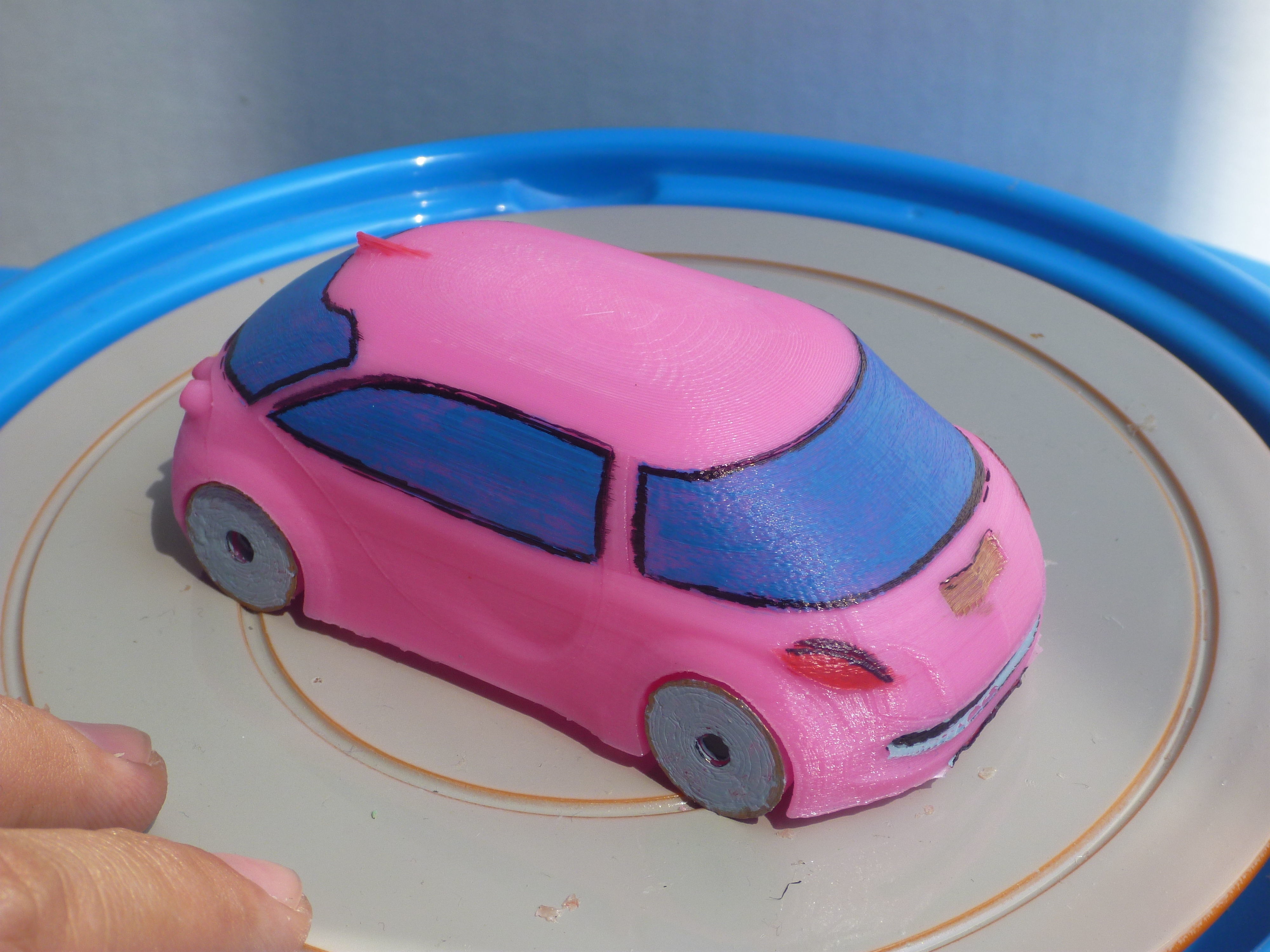 AAA Corvette Inspired RC Car Body 3D print model_33