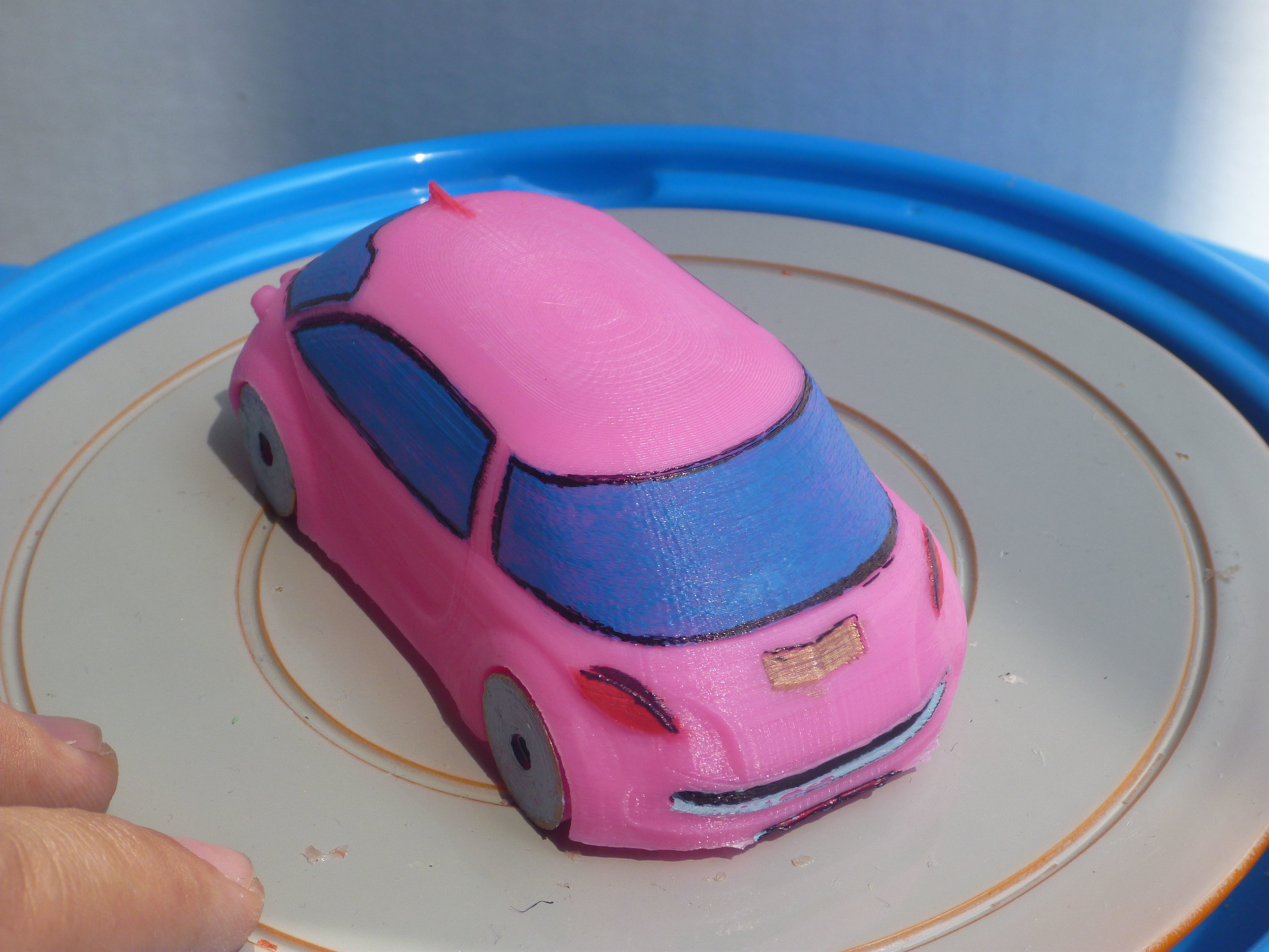 AAA Corvette Inspired RC Car Body 3D print model_30