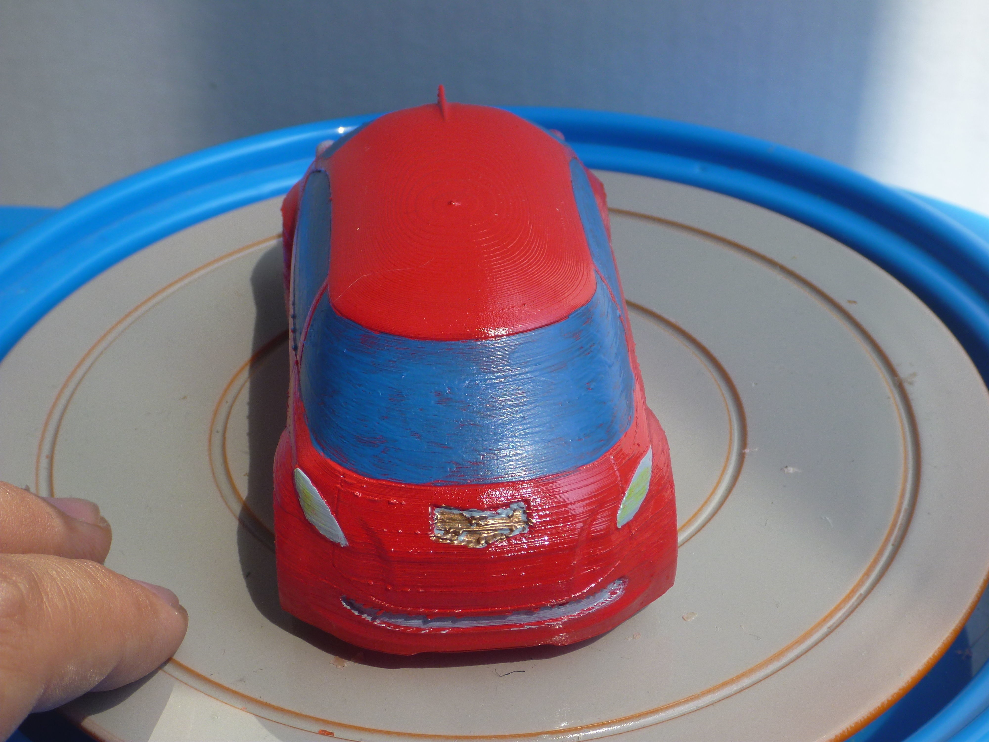 AAA Corvette Inspired RC Car Body 3D print model_24