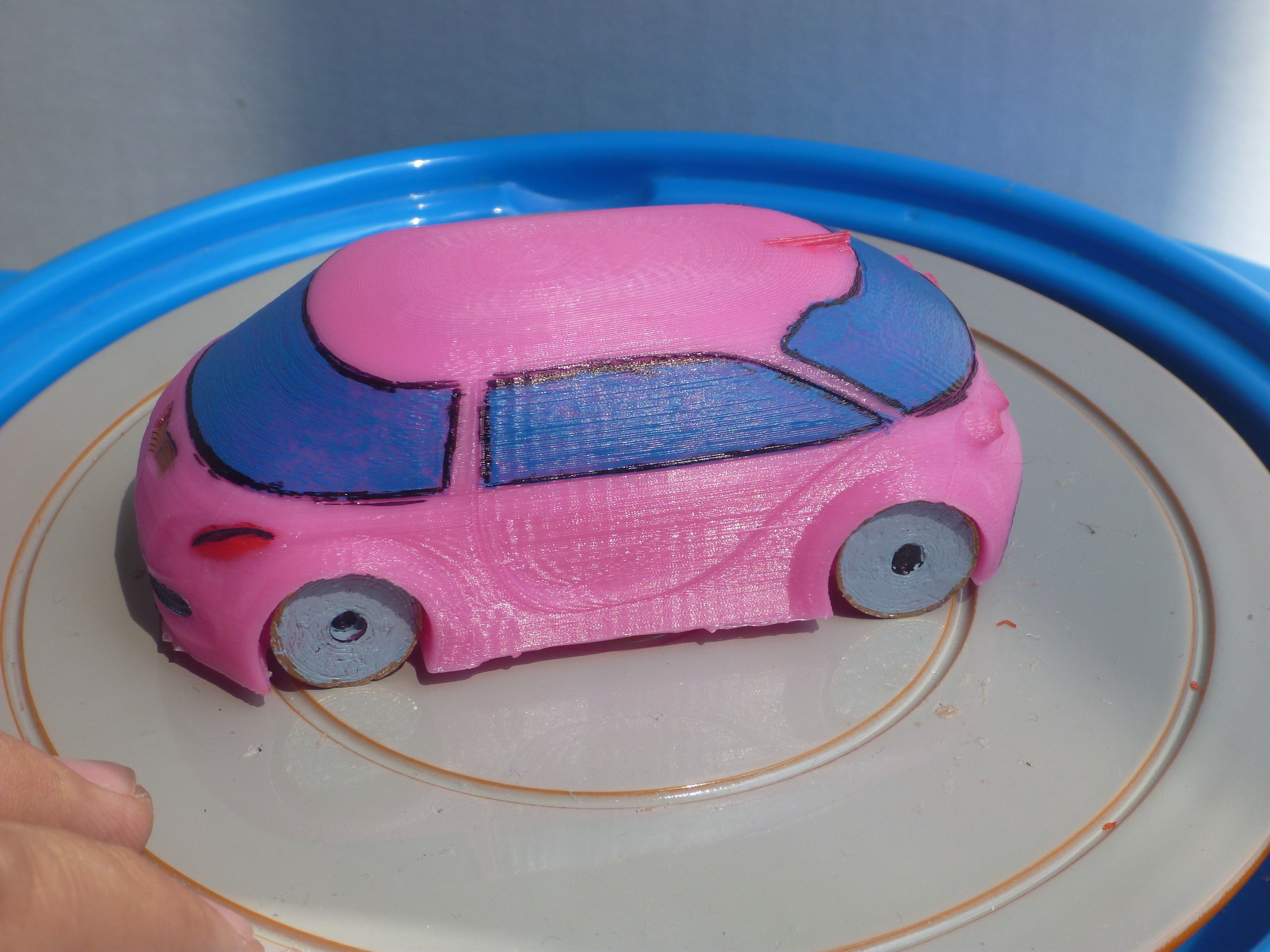 AAA Corvette Inspired RC Car Body 3D print model_28