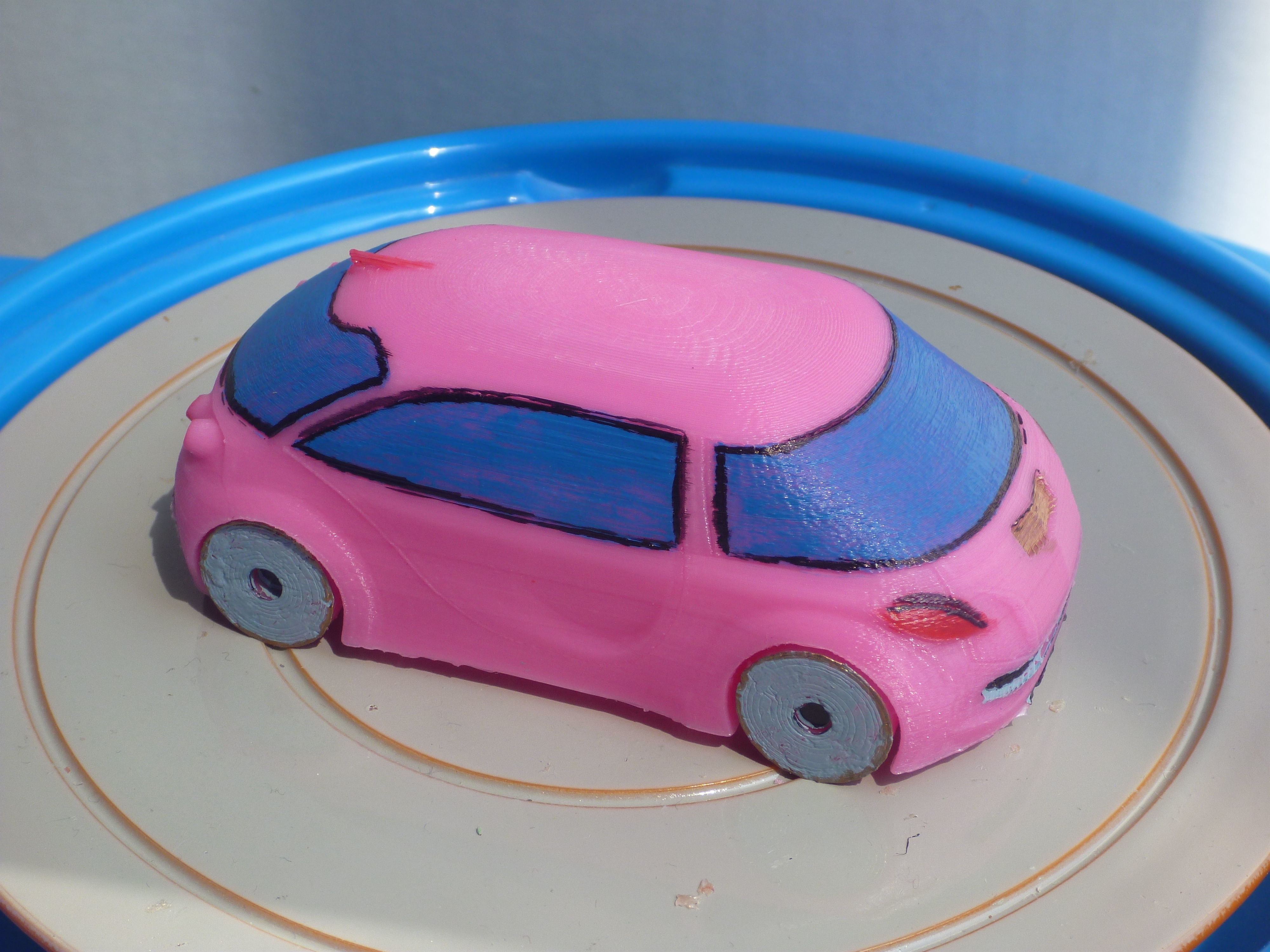 AAA Corvette Inspired RC Car Body 3D print model_27