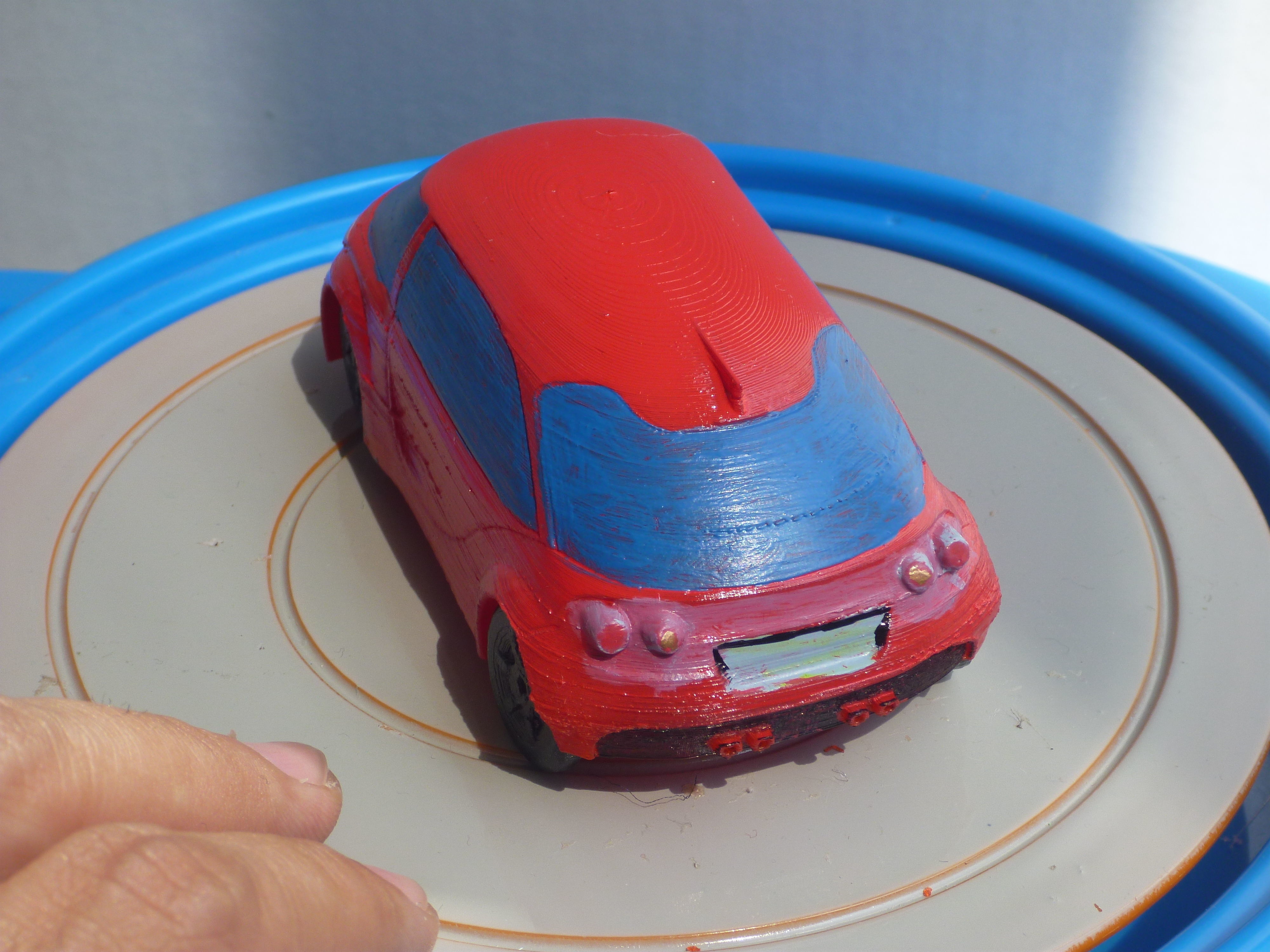 AAA Corvette Inspired RC Car Body 3D print model_11