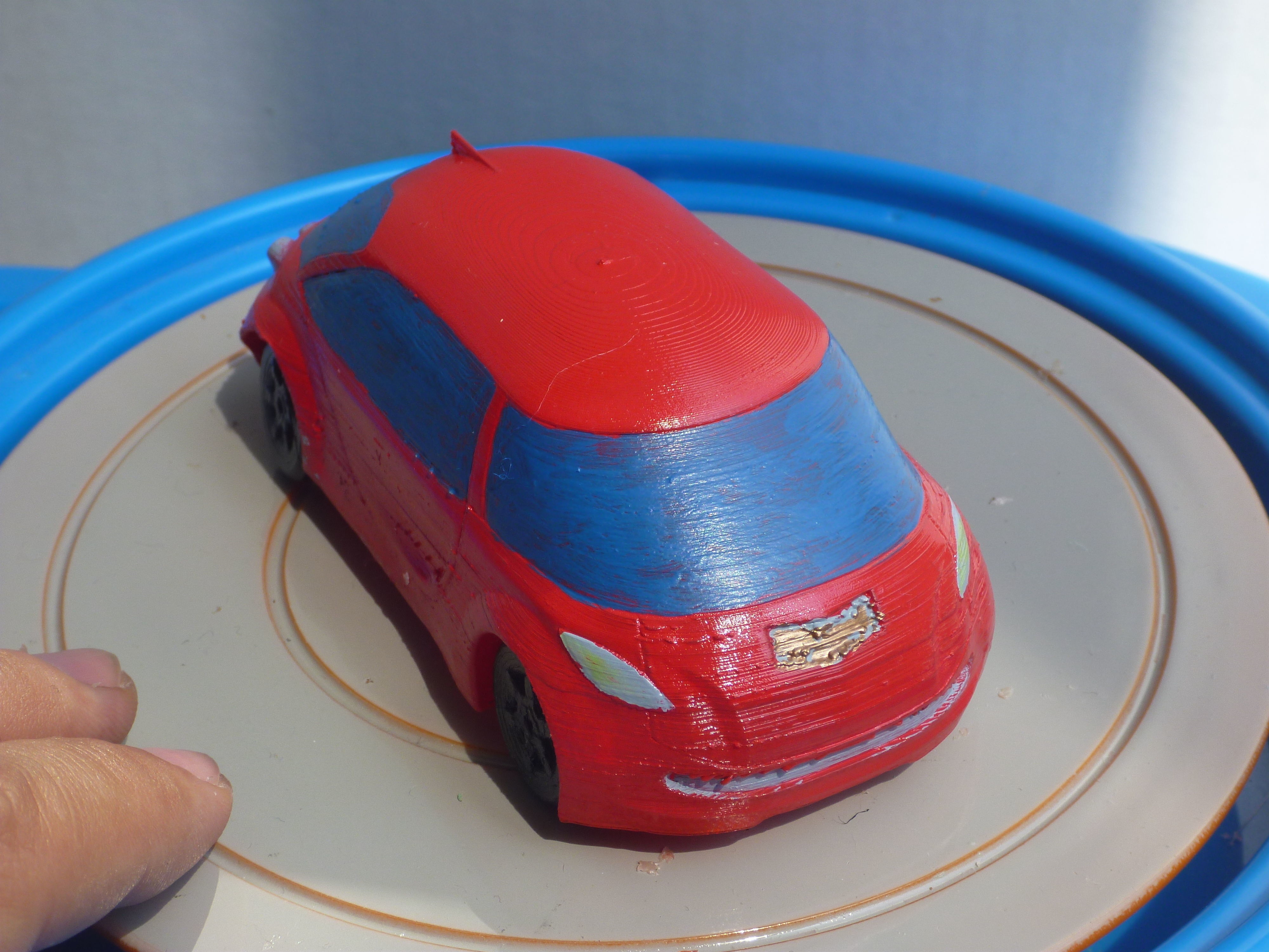 AAA Corvette Inspired RC Car Body 3D print model_32