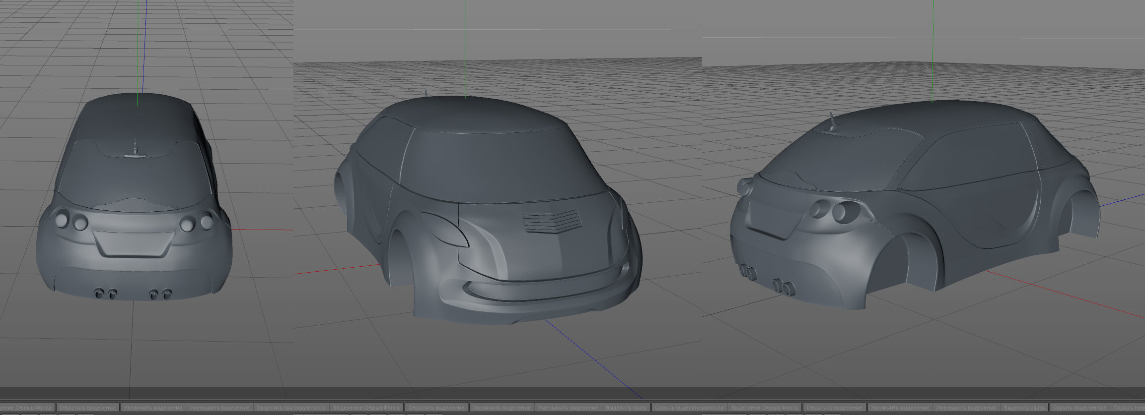 AAA Corvette Inspired RC Car Body 3D print model_10