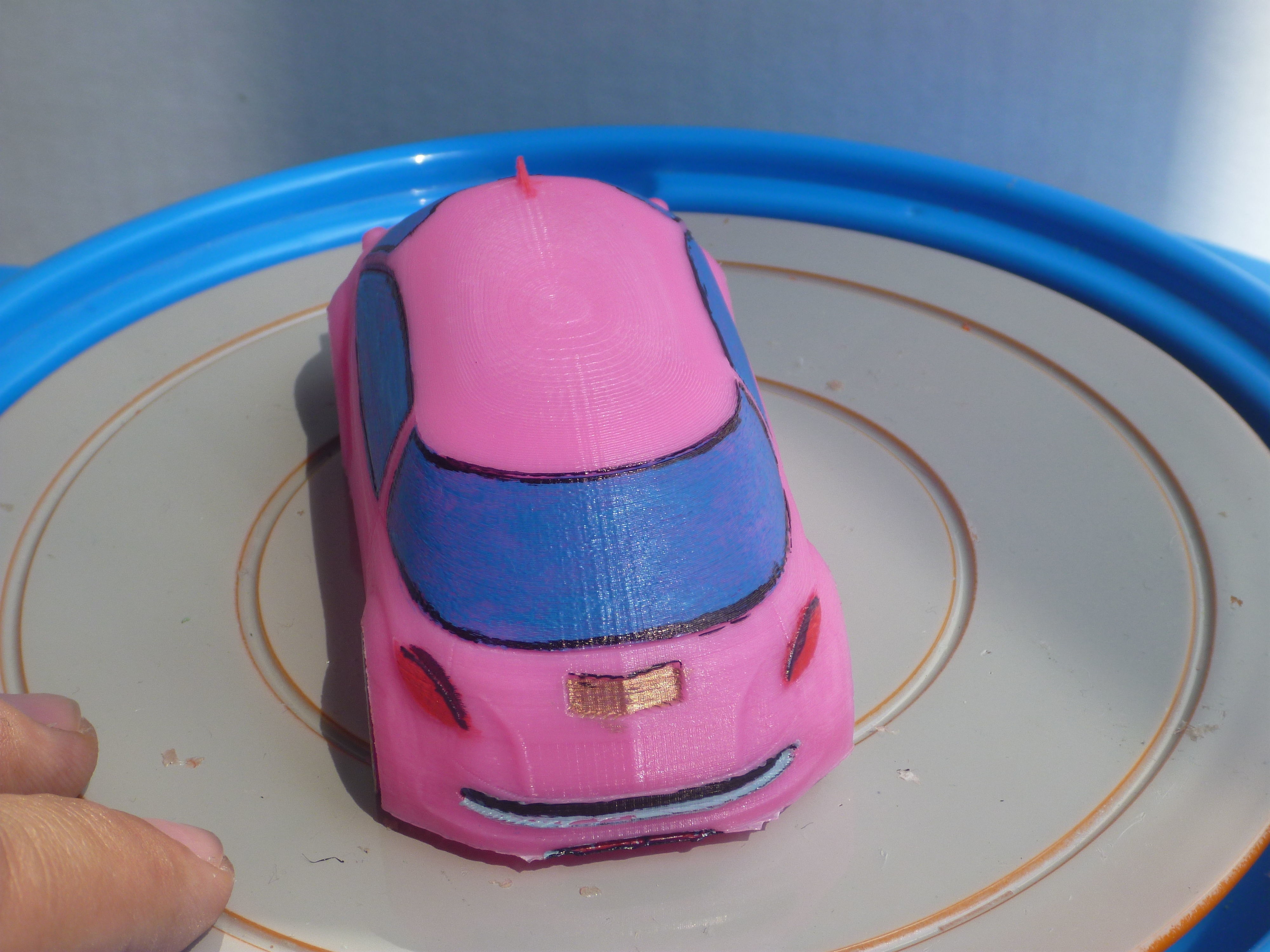 AAA Corvette Inspired RC Car Body 3D print model_29