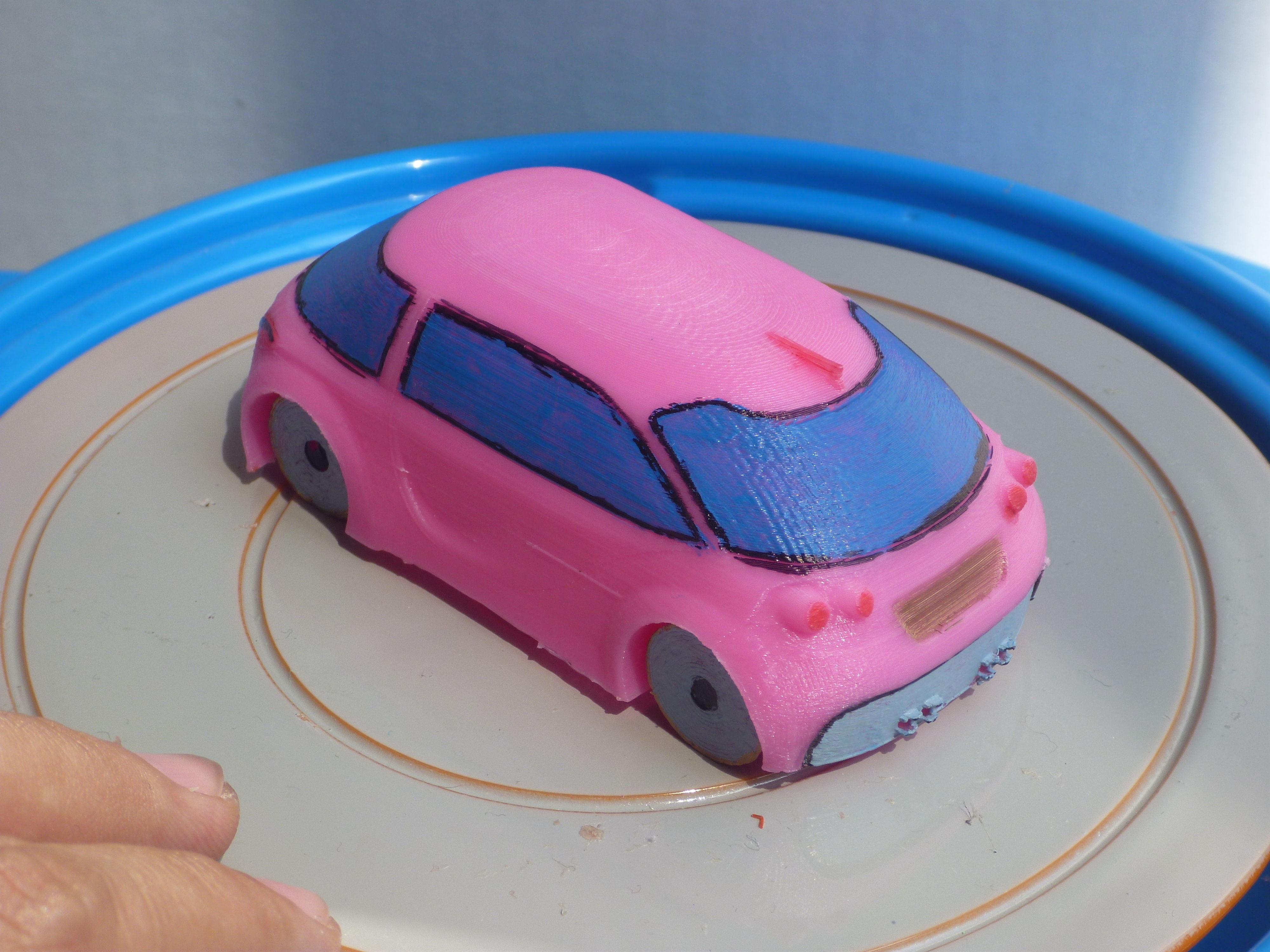 AAA Corvette Inspired RC Car Body 3D print model_40