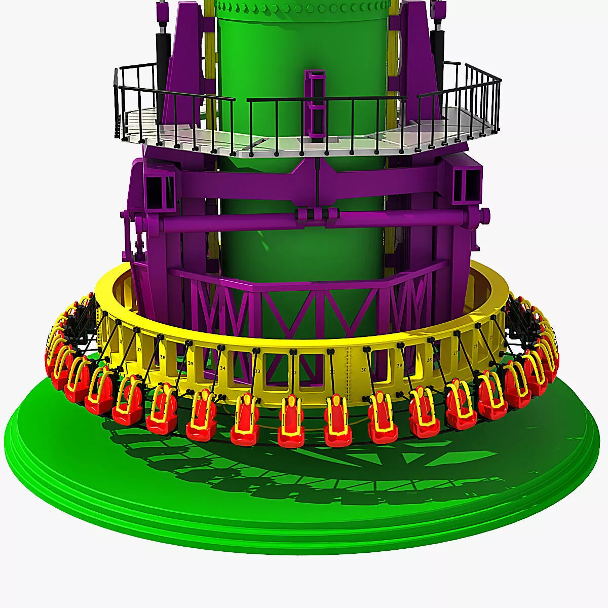 Drop Tower 3D model