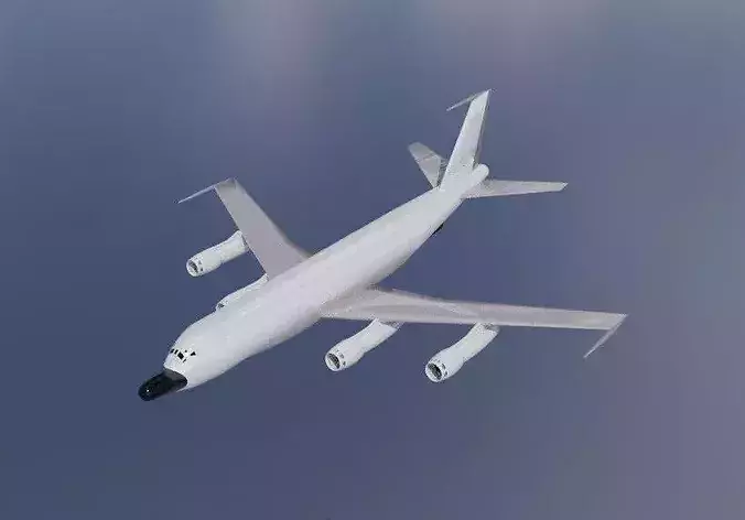 KC-135T Style Military Jet - Custom 1950s Transport