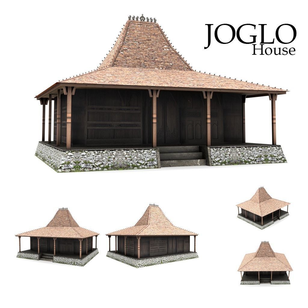 JOGLO House Low-poly 3D model