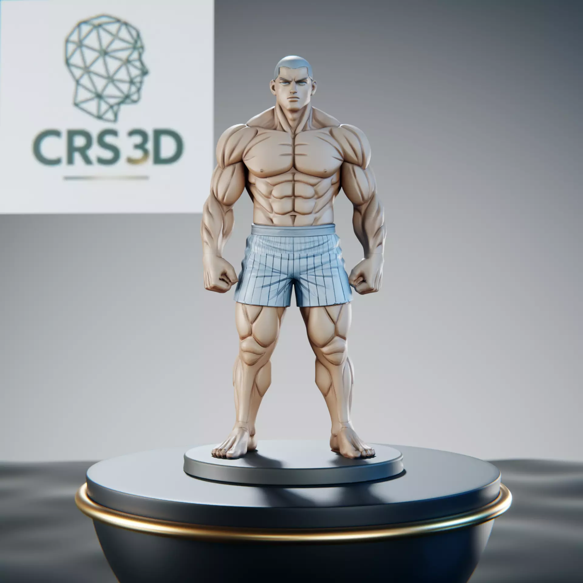 Okubo Naoya Kengan Ashura Statue - King of MMA Heavyweight 3D print model