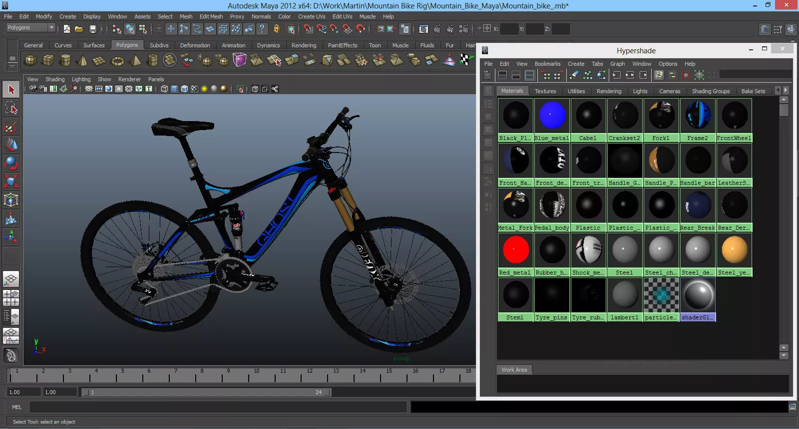 Mountain Bike 3D model