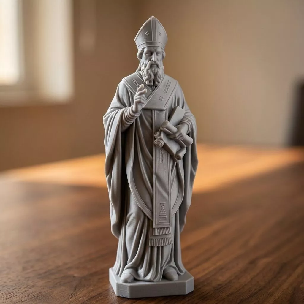 Saint Cyril Sculpture 3D print model