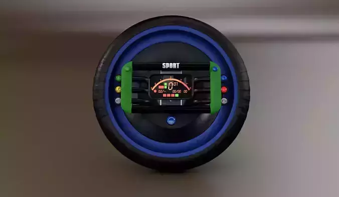 Steering Wheel Racing 3D model