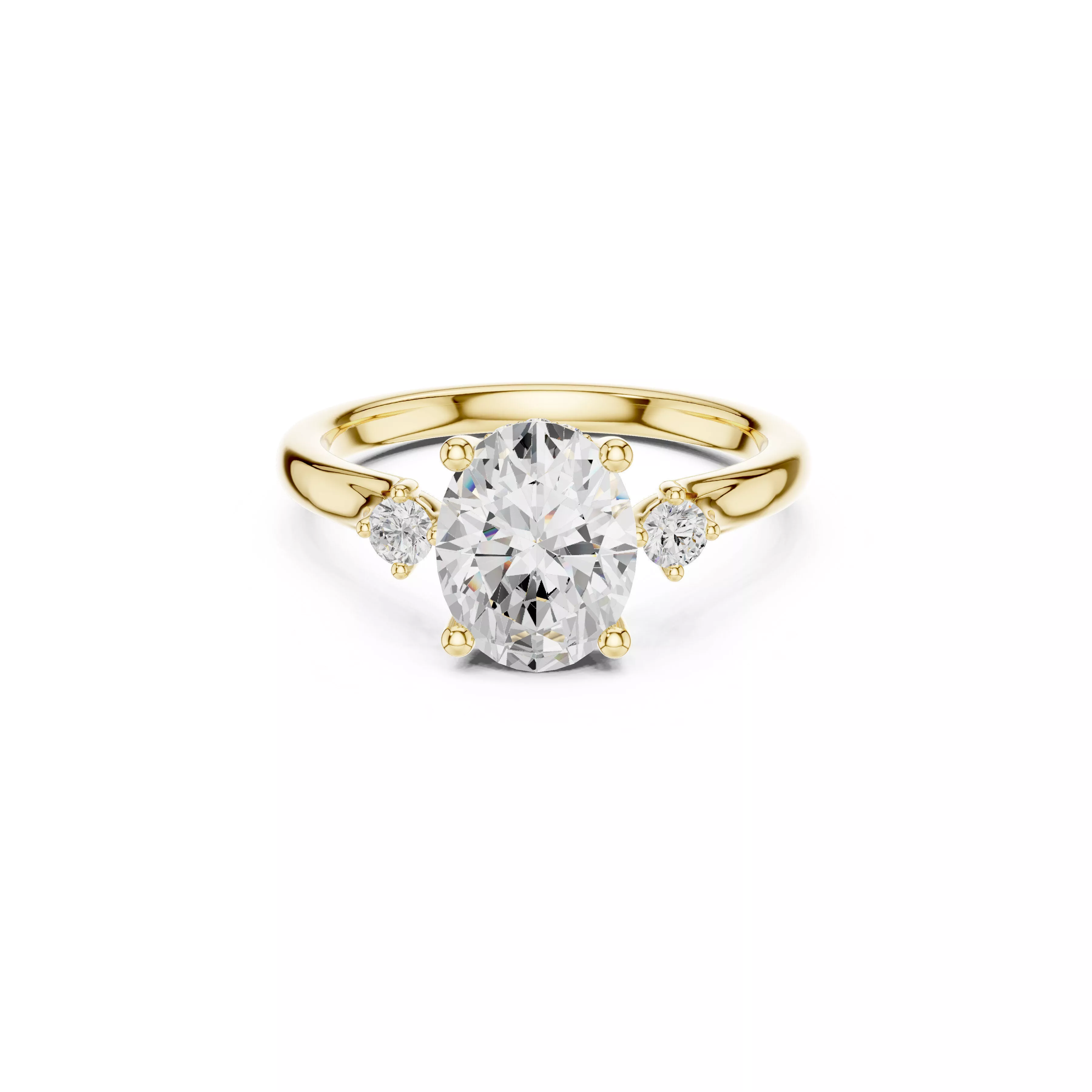Princess Halo Engagement Ring Square Diamond Bridal Ring CAD 3D print model