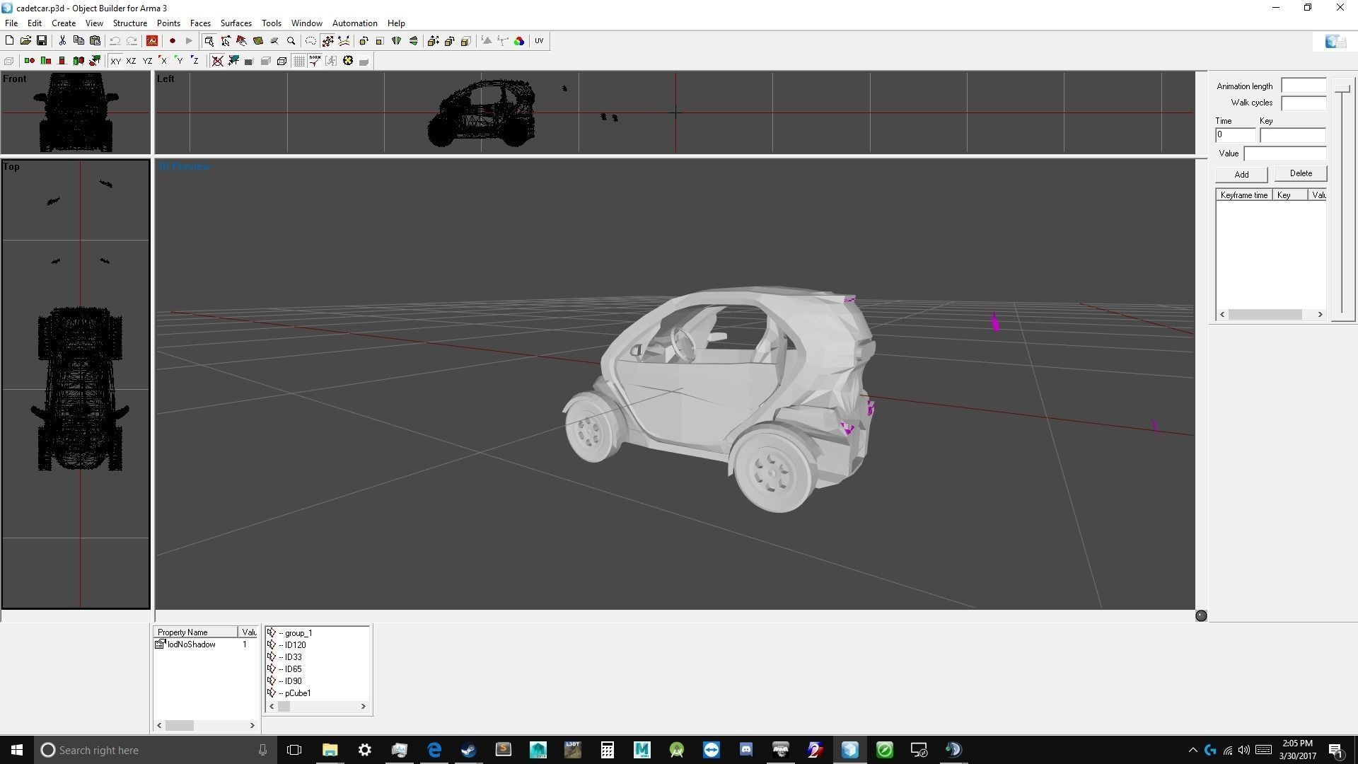 Teddy and bruce Cadet car Free low-poly 3D model_0