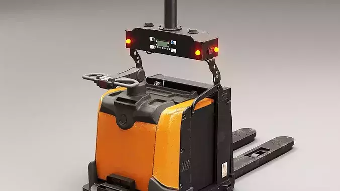 Worn Autonomous Pallet Jack AGV