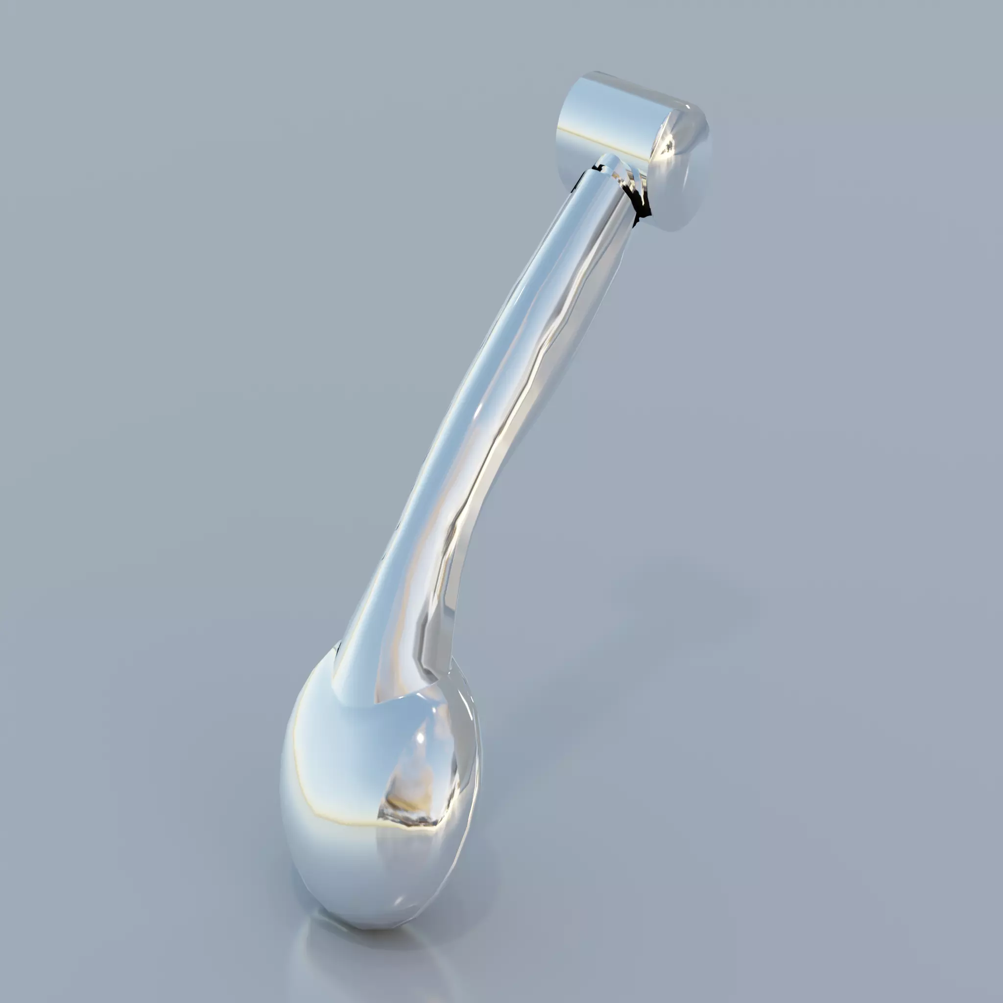 Modern Chrome Hand Shower Low-poly 3D model