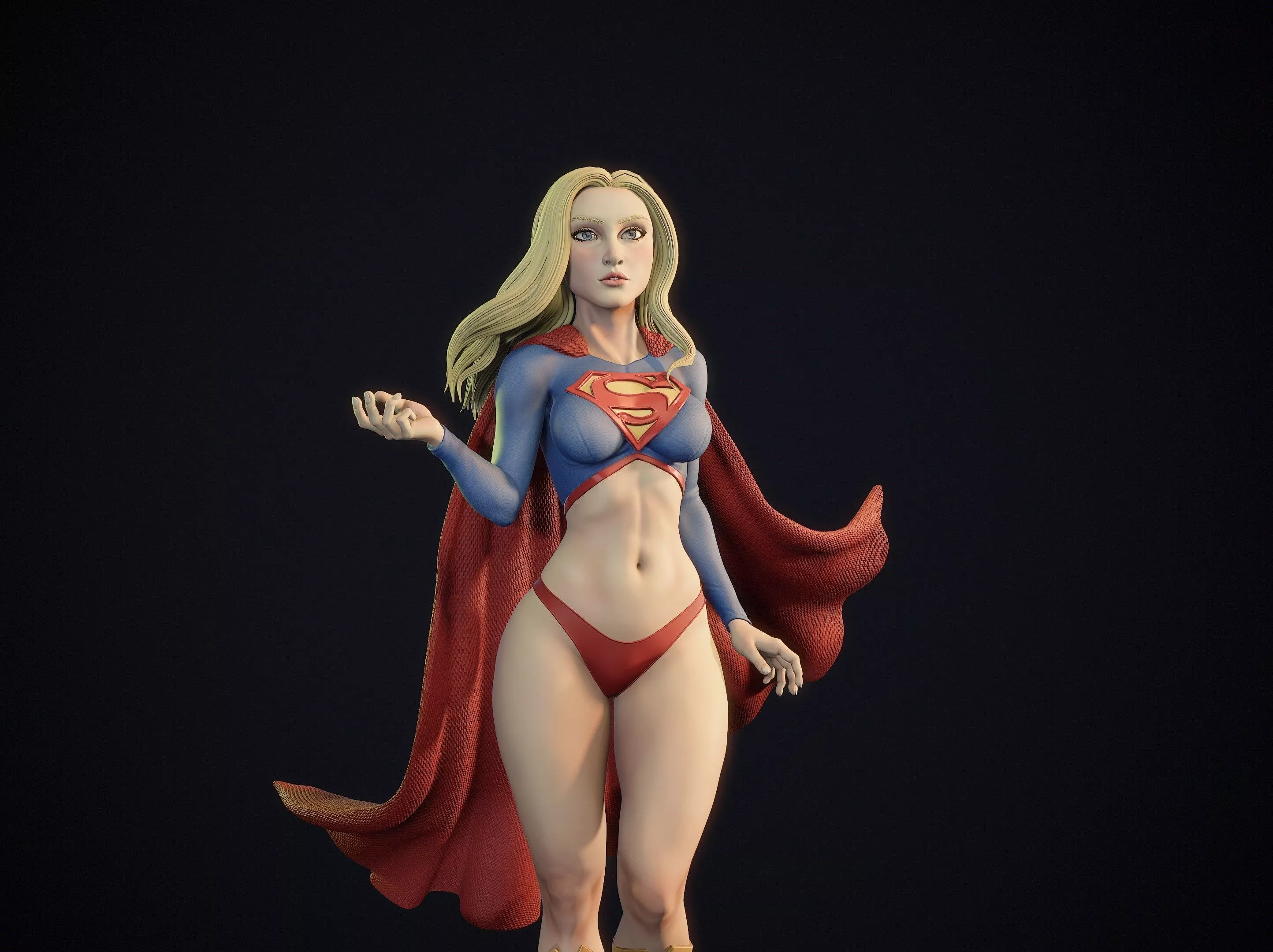 Supergirl 3D print model DC Comics 2026 3D print model