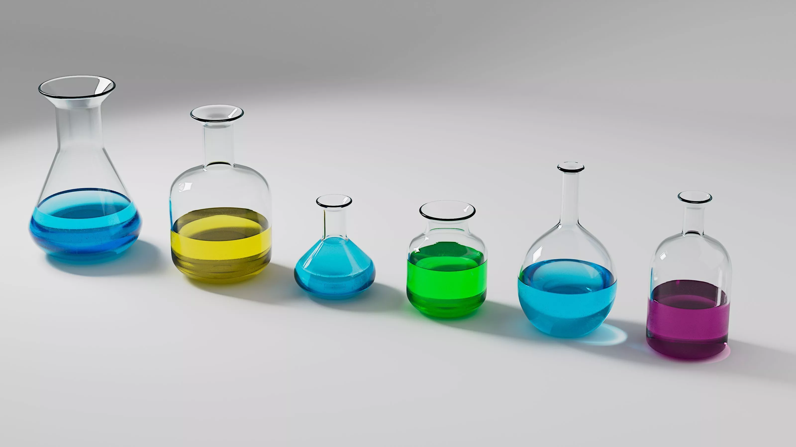 Laboratory Glassware 3D model
