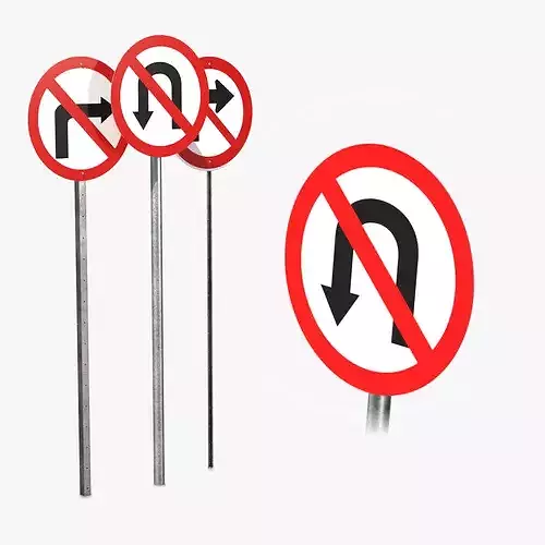 Road Signs - Turn Prohibition