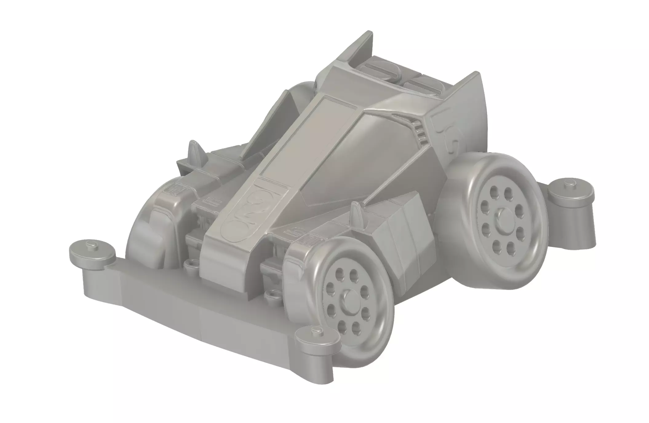 Mini 4WD Dash 02 Burning Sun tooned 3D print model