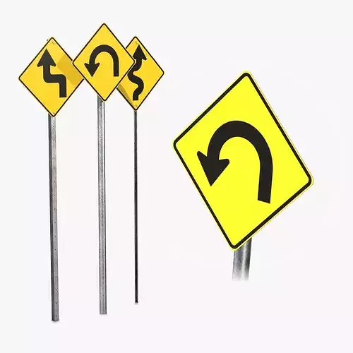 Road Signs - Roadway Curvature Warning