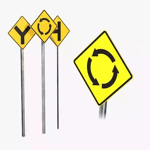 Road Signs - Intersection Warning