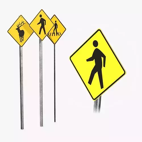 Road Signs - Crossing Warning