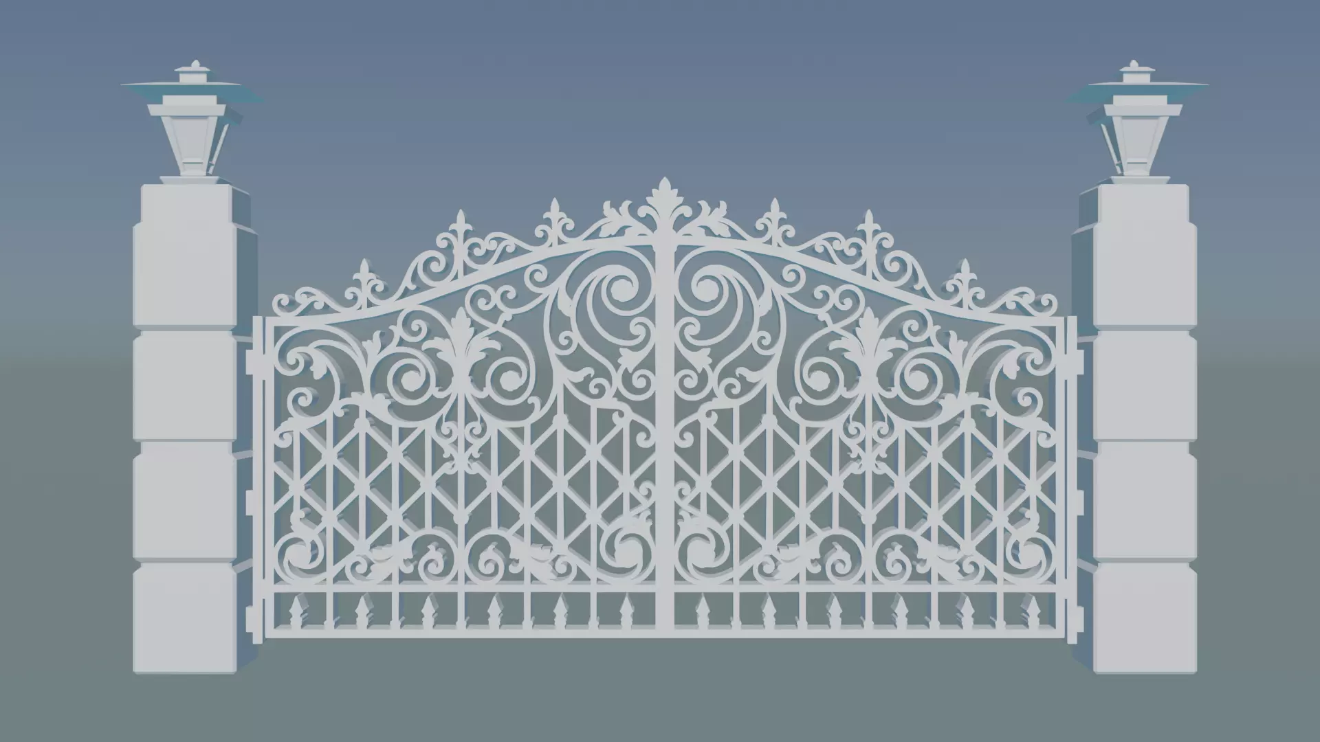 Entrance Gate Model 3D print model