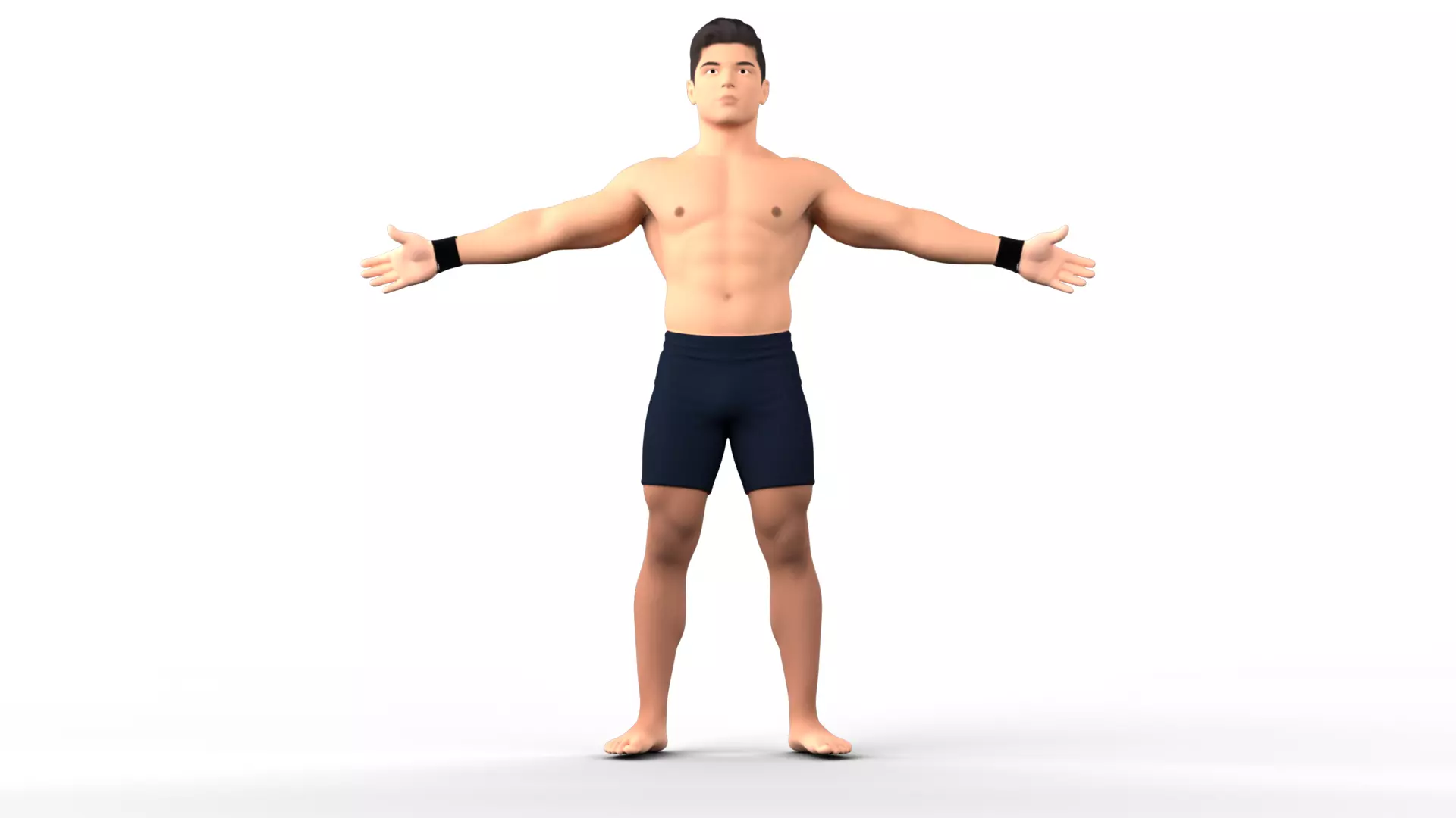 MMA Fighter 3D model