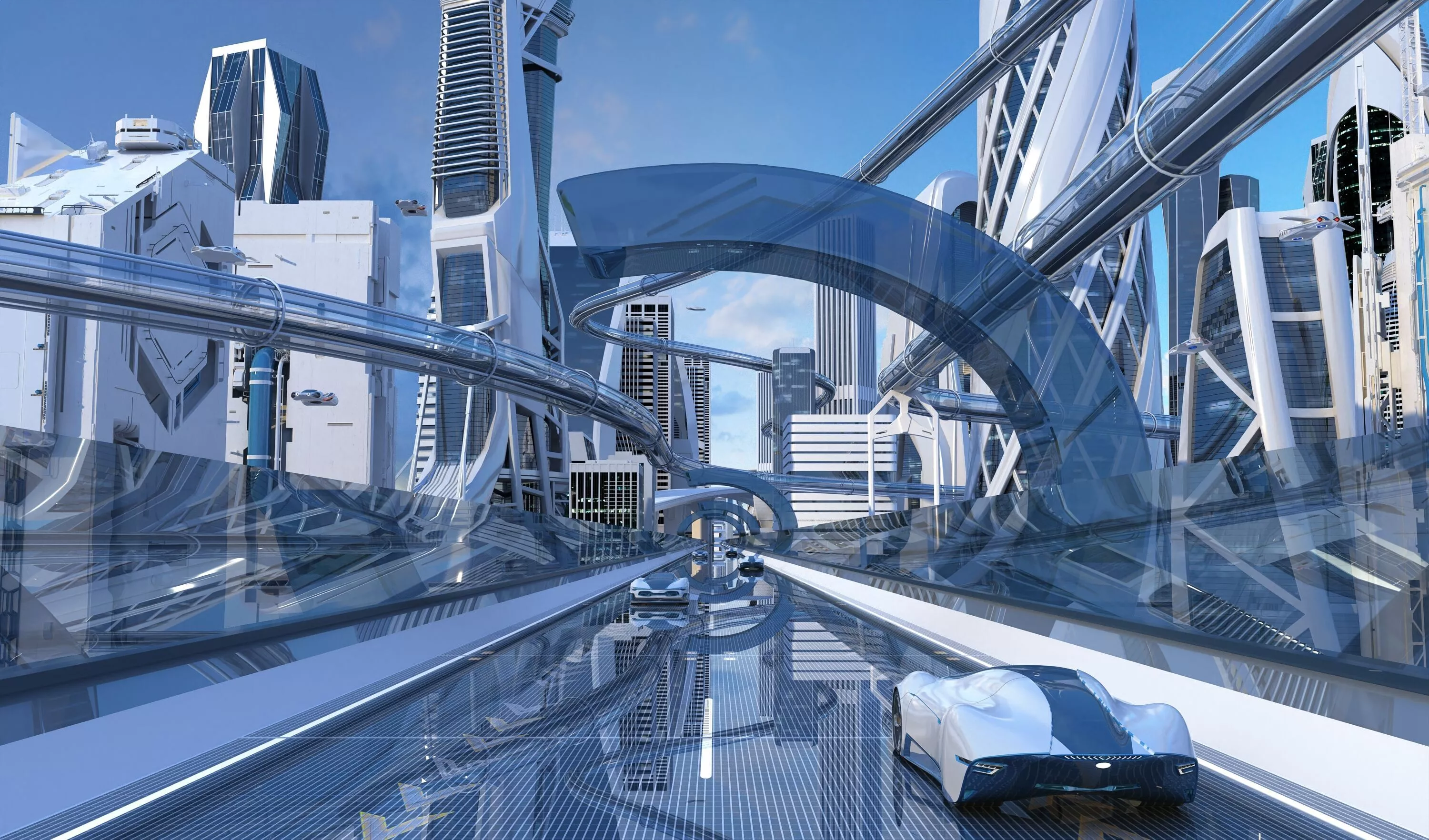 Sci-fi city - Future City 3D model