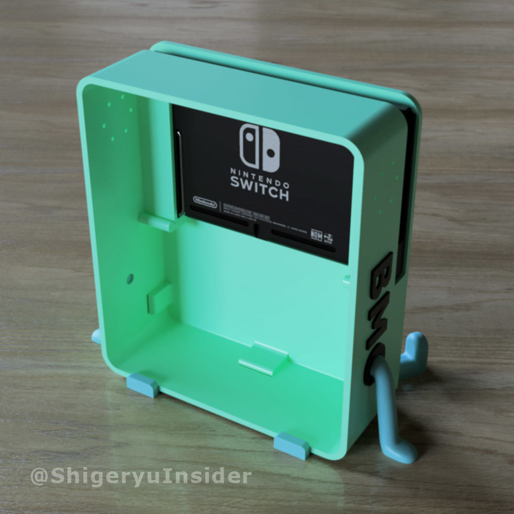 BMO Stand for Nintendo Switch 3D print model_7
