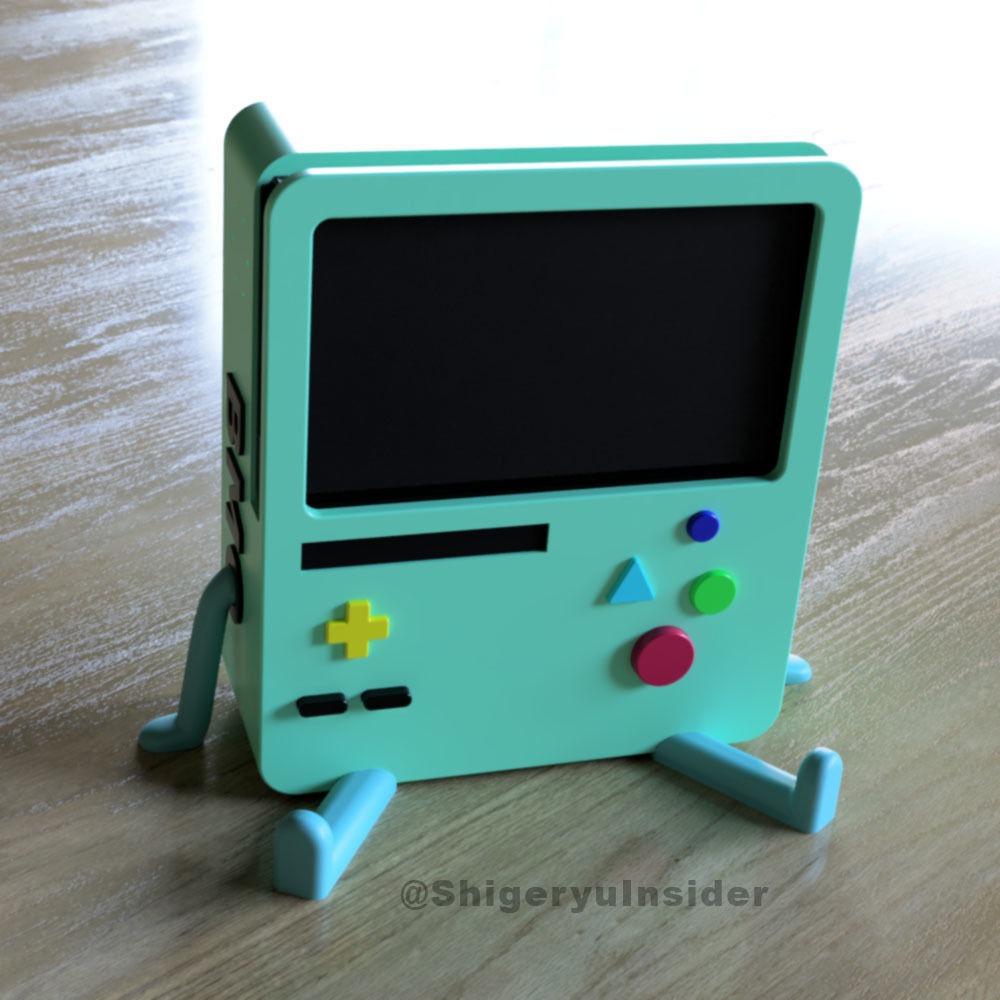 BMO Stand for Nintendo Switch 3D print model_8