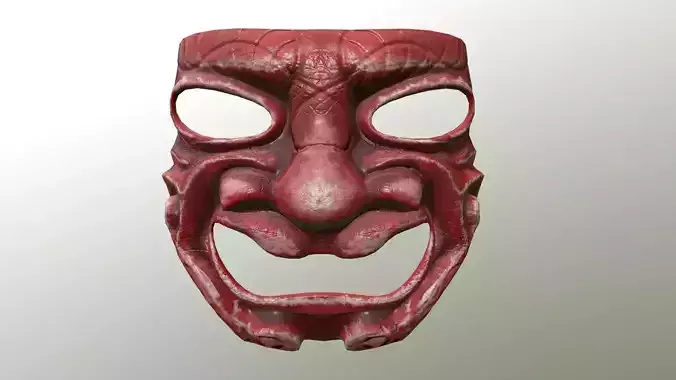 Mask of samurai