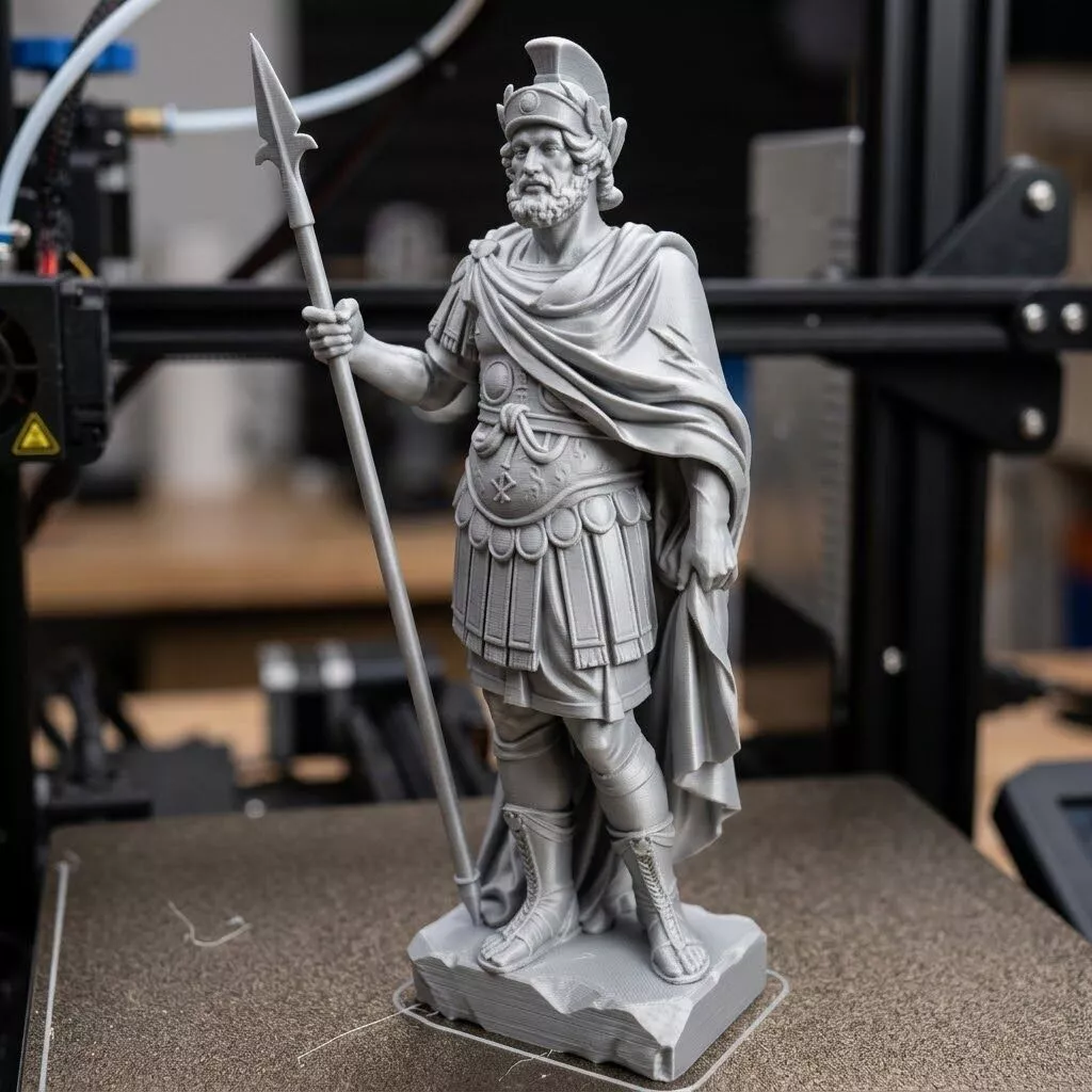Statue of Saint Longinus 3D print model