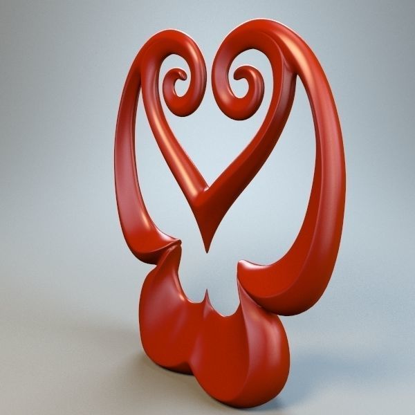 Abstract Figure m030 P 3D print model_6