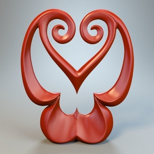 Abstract Figure m030 P 3D print model_4