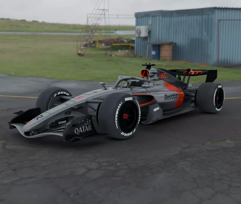 Audi R26 F1 2026 - 3D Printable STL Model 3D print model