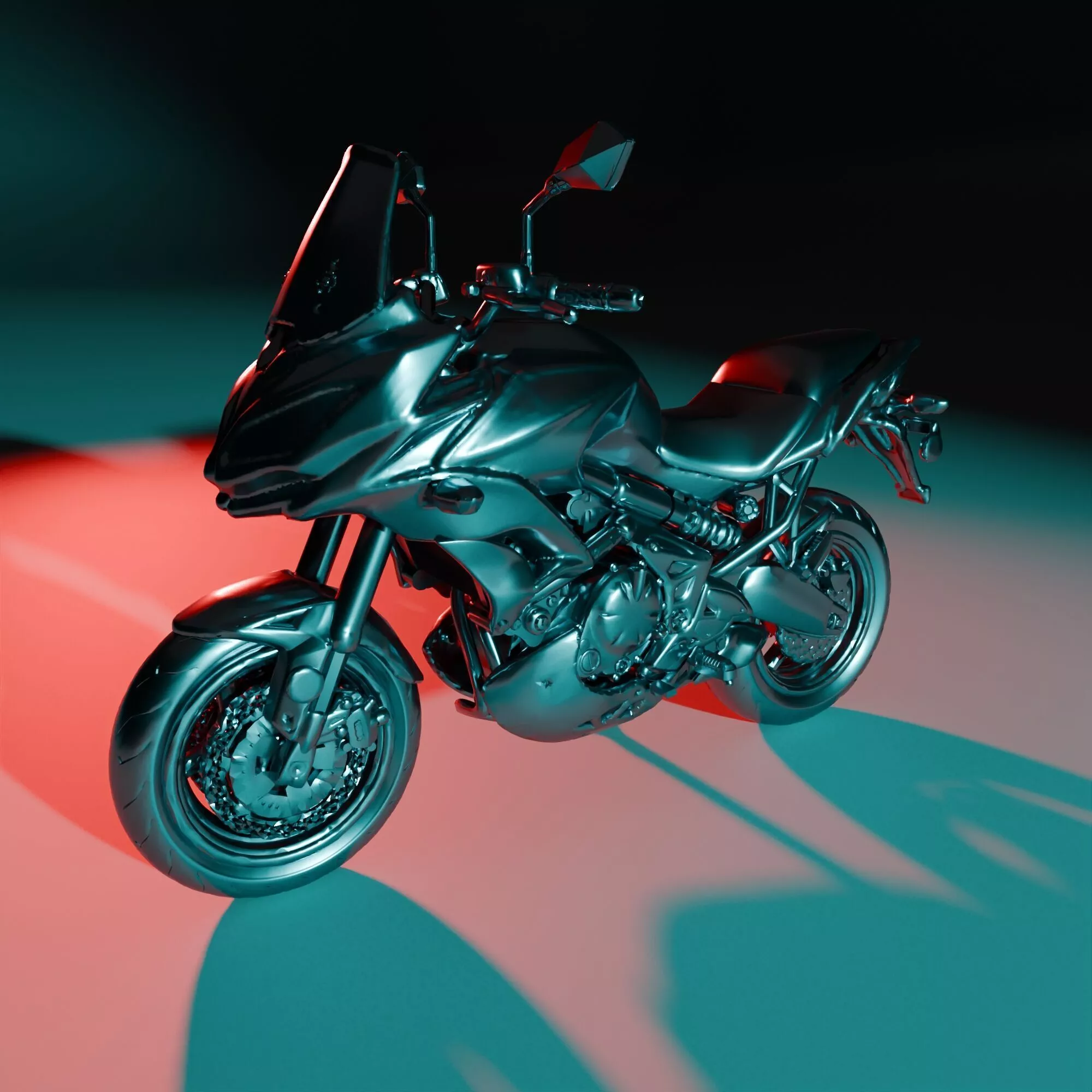Kawasaki Versys 650 2015 Modelo 3D solido para impresion 3D print model