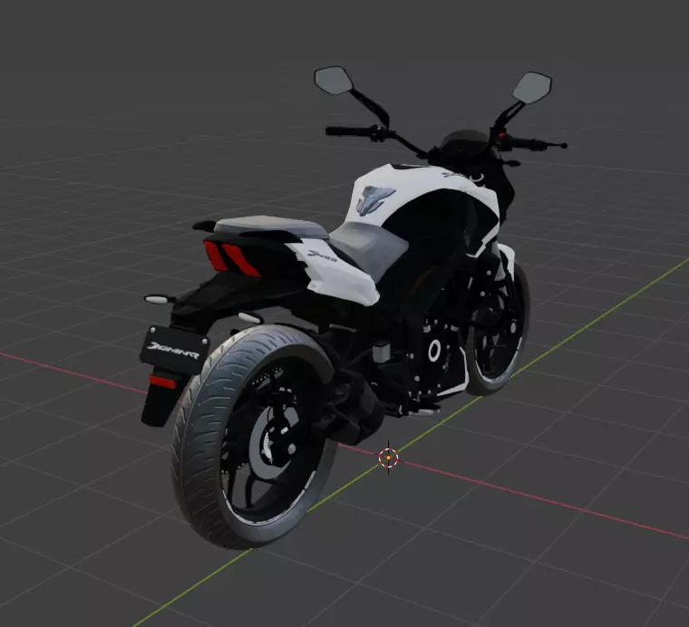 Bajaj Dominar 400 STL Printable Street Motorcycle Model 3D print model