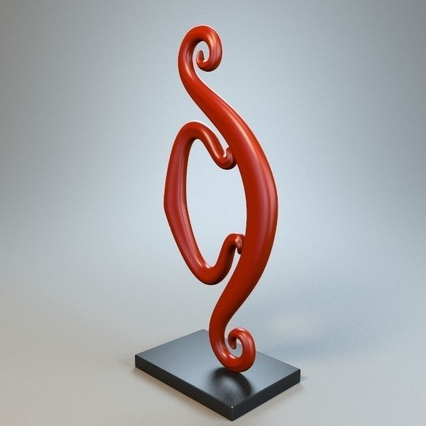 Abstract Figure m024 P 3D print model_4