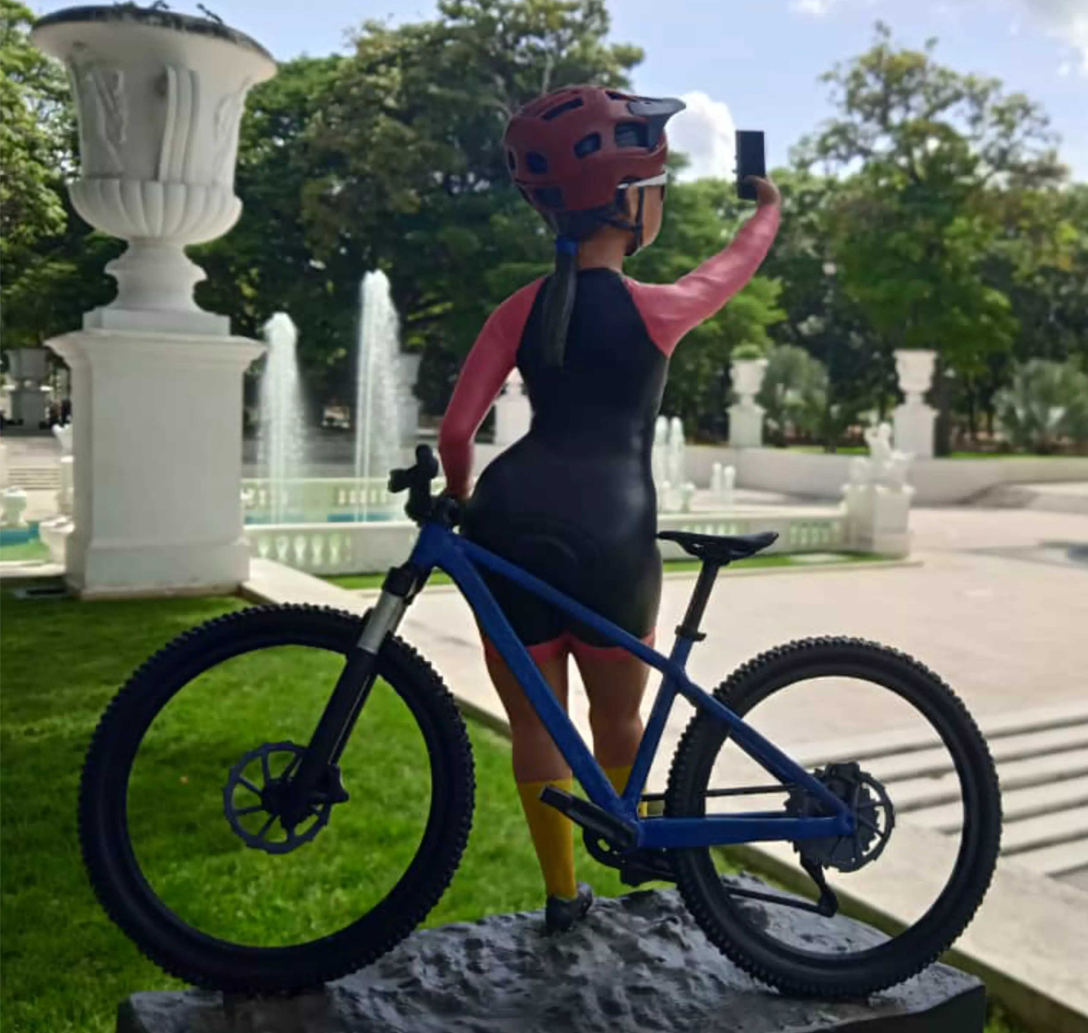 mtb girl 3D print model