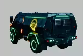 Futuristic Military Transport VX-523 3D Model  3D model 5