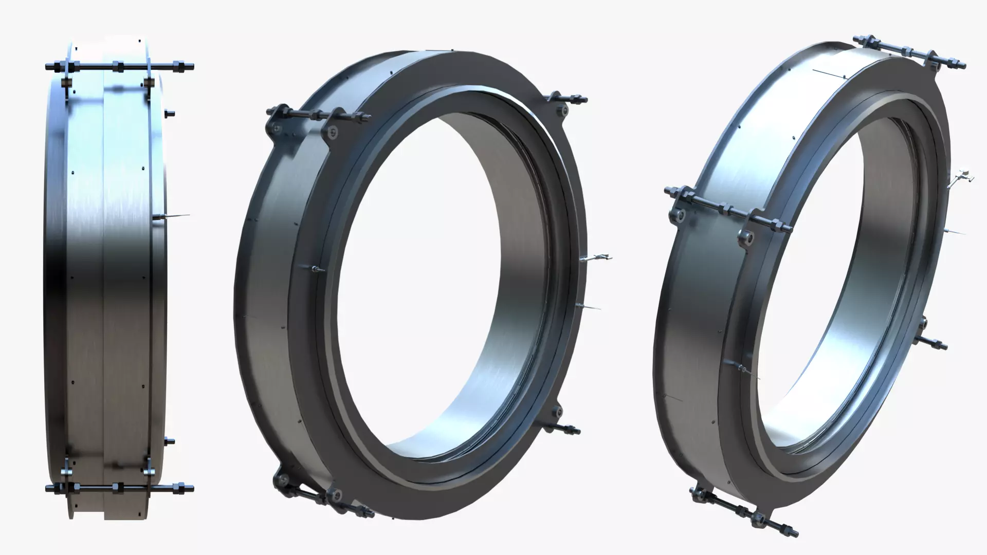 Pipe Connector Mechanical Expansion Bellow 3D model