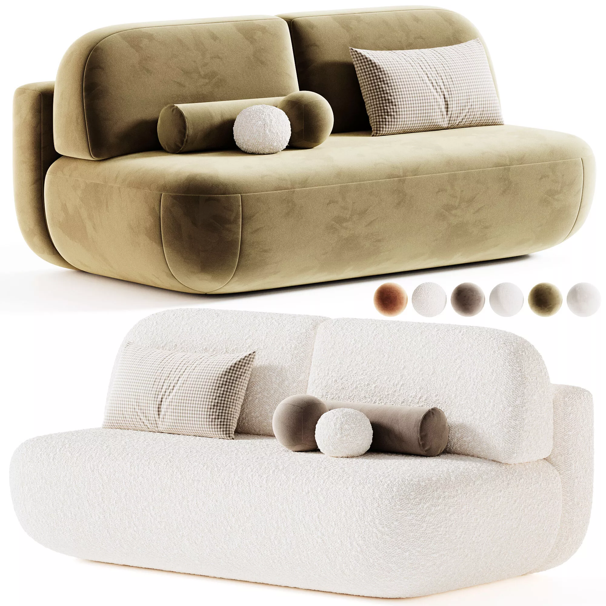 Melou sofa 3D model