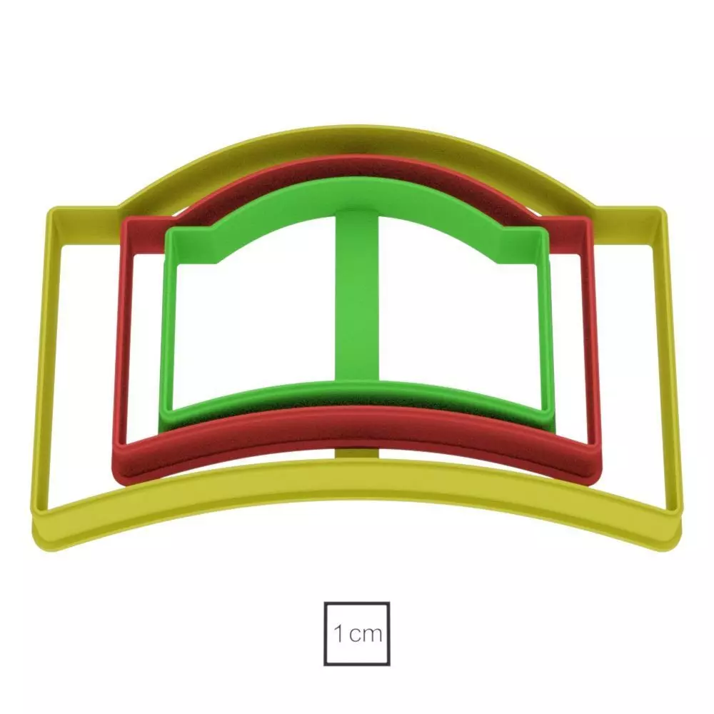 Set plate 62 cookie cutter for professional Free 3D print model