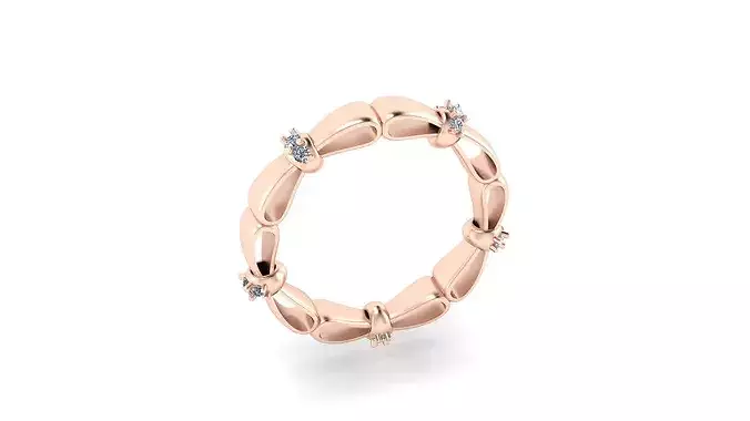 bow tie eternity high jewelry ring size 53